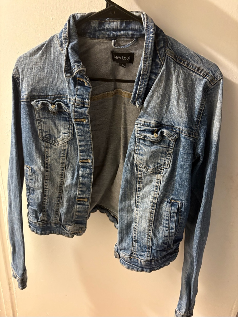 New Look Faded Blue Denim Trucker Jacket